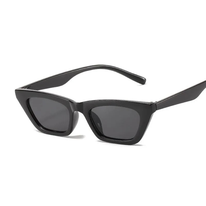 Retro Shades Black Vintage Cat Eye Sunglasses