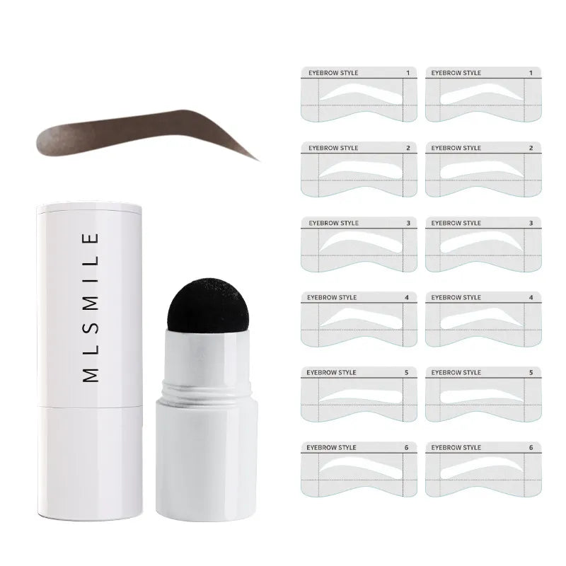 Tint Stencil Eyebrow Enhancers Cosmetics Professional Makeup Brow Stamp Shaping Kit