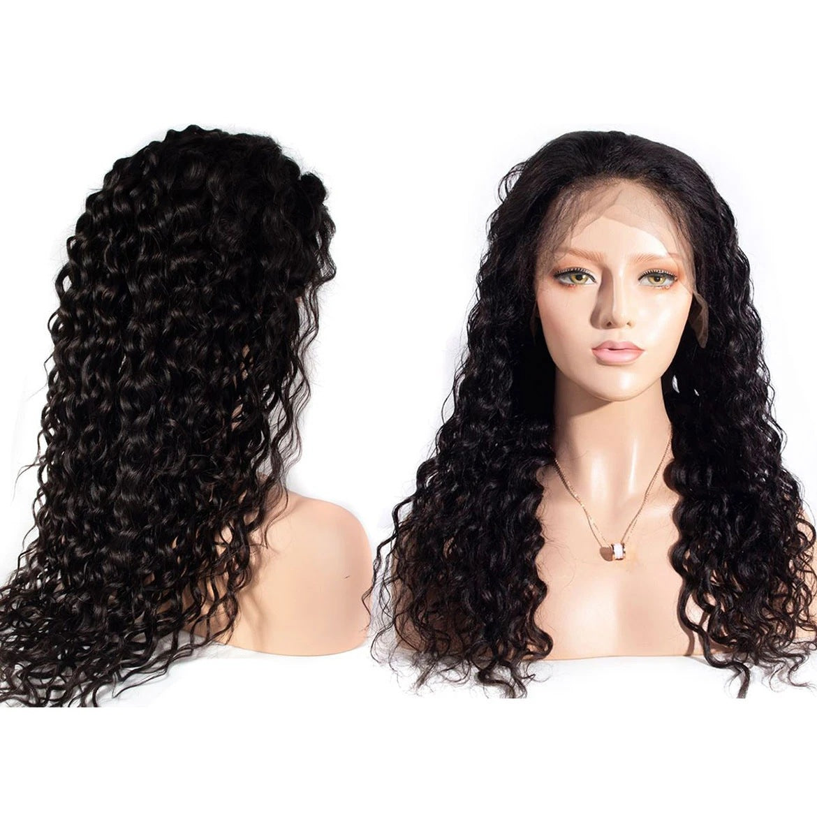 Isla 13x6 Front Lace Water Wave Human Hair Wig