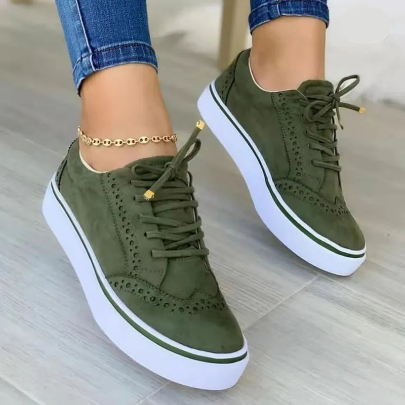 Low-top Vulcanized Round Toe Casual Shoes