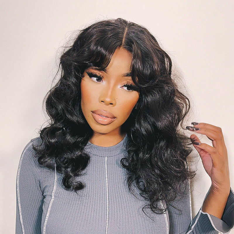 Springy Curly Y-Shape Swiss HD Lace Wig