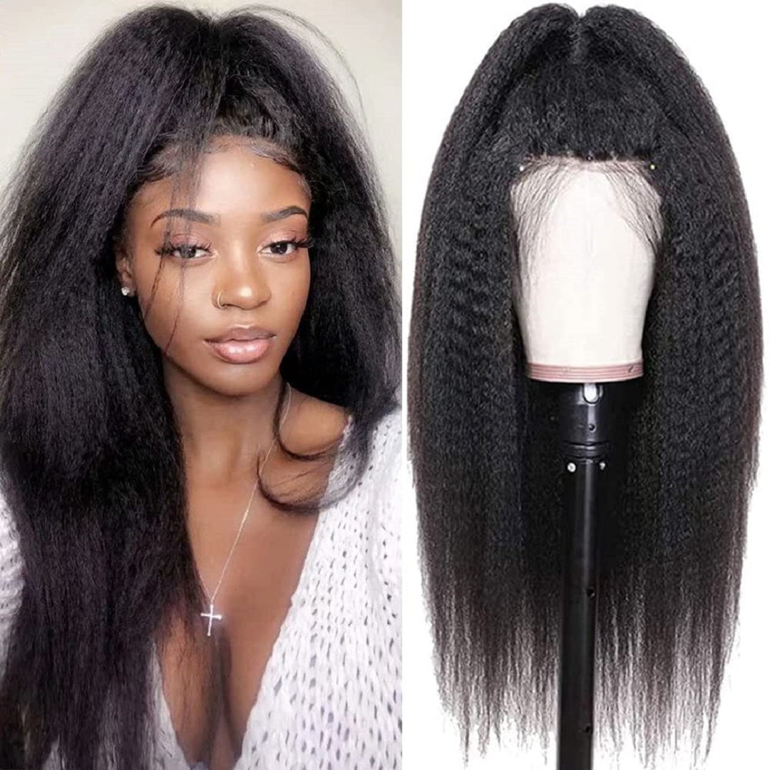 Kinky Straight 13x4/13x6 HD Lace Front Wigs Human Hair Wig