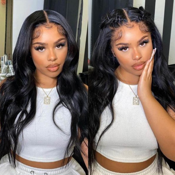 13x4/13x6 Body Wave Lace Front Wigs Human Hair HD Lace Wig 100% Human Hair