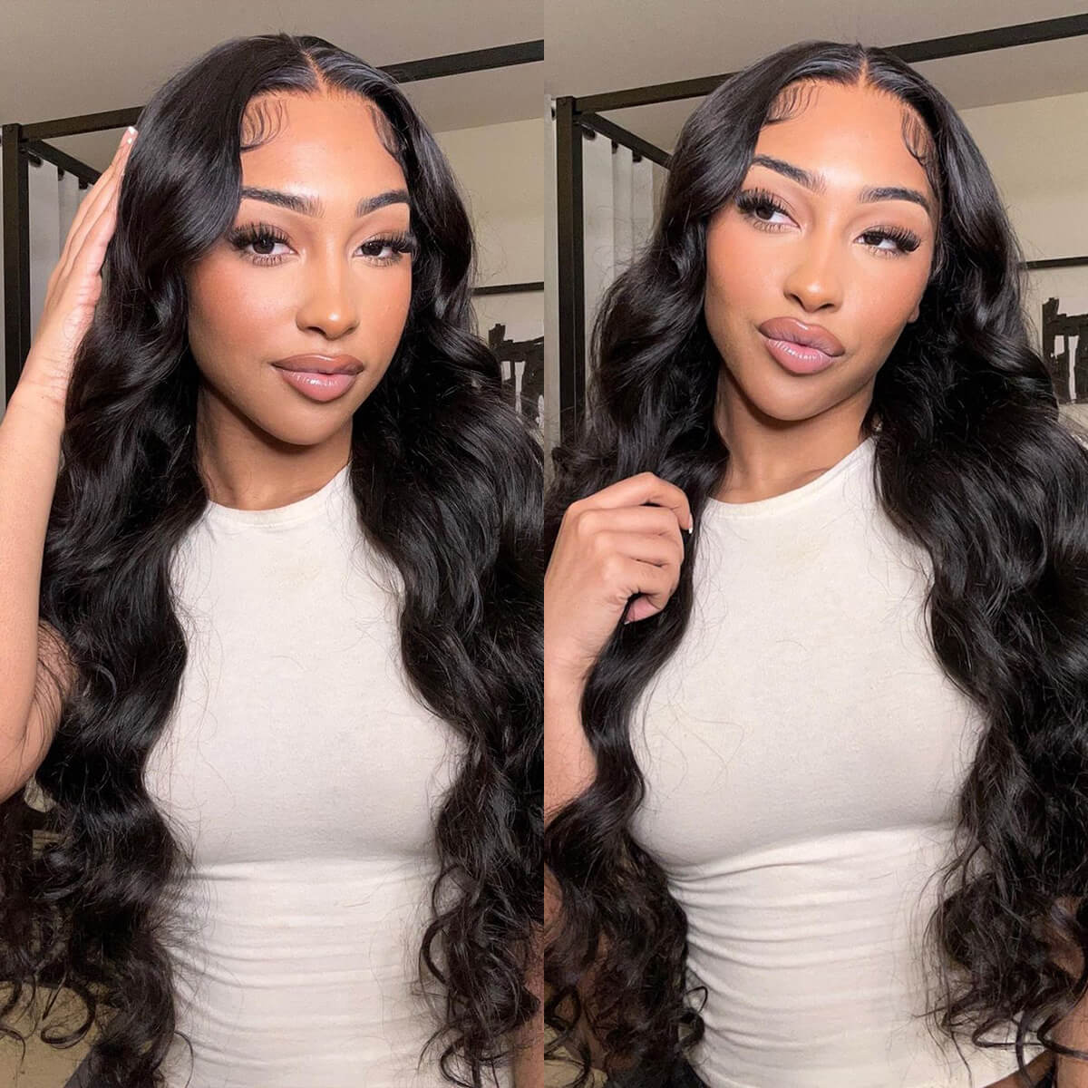 HD Transprent Lace Wig Body Wave Wear and Go Glueless Wig
