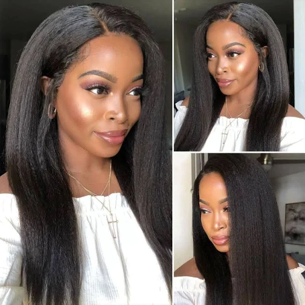 13x4/13x6 Kinky Straight Lace Front Human Hair Wigs