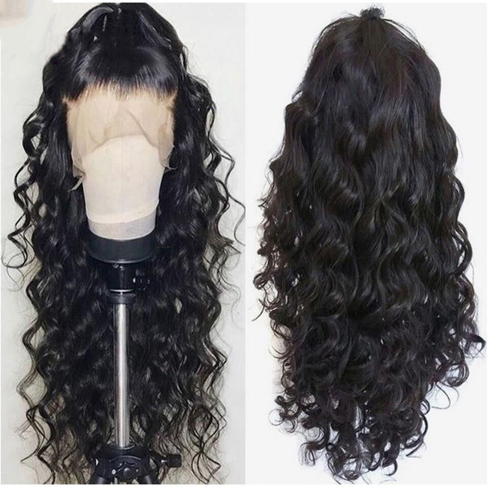 150% Density Loose Wave Lace Front Wig Virgin Human Hair Wigs